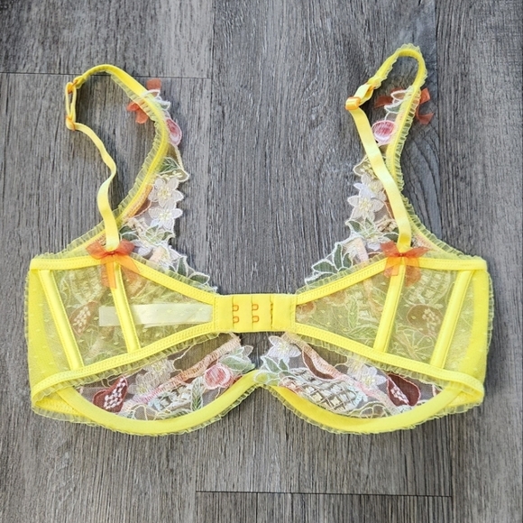 New!SET‎ For Love and Lemons Mirabelle Underwire Bra with Matching Thong Panty - Picture 13 of 16